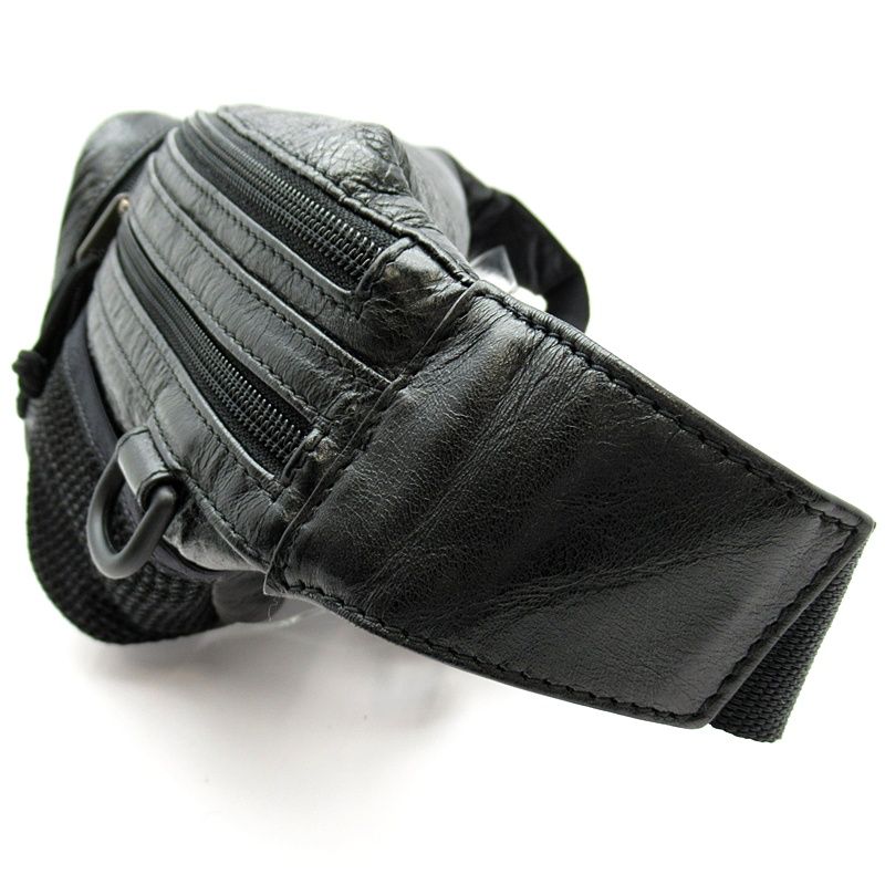 Balenciaga Explorer Belt Bag Leather Black