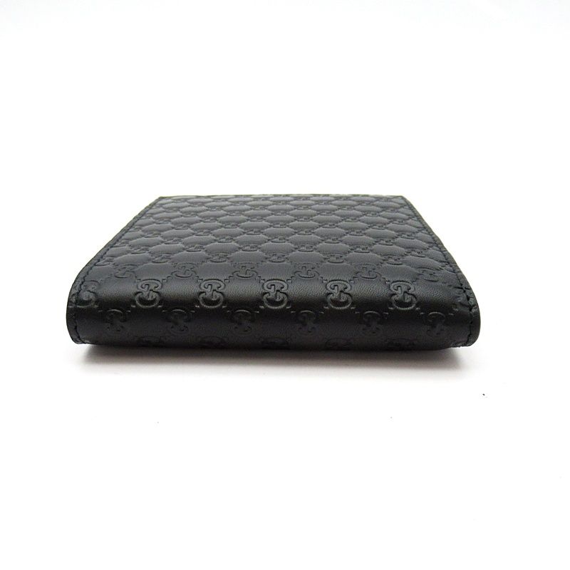 Gucci Bifold Wallet Micro Guccissima Black