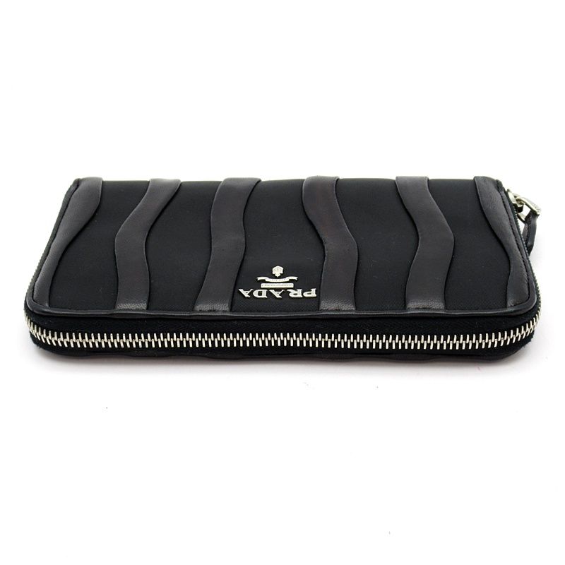 Prada Full Zipper Wallet Wave