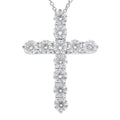 Tiffany & Co Large Cross Diamond Necklace