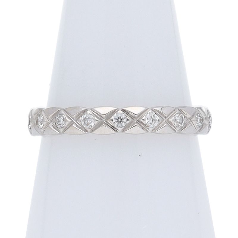 Chanel Coco Crush Full Diamond Ring 18K White Gold