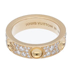 Louis Vuitton Petite Bag Empreinte Diamond Ring 18K Yellow Gold