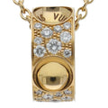 Louis Vuitton Pendentif Empreinte Diamond Necklace 18K Yellow Gold