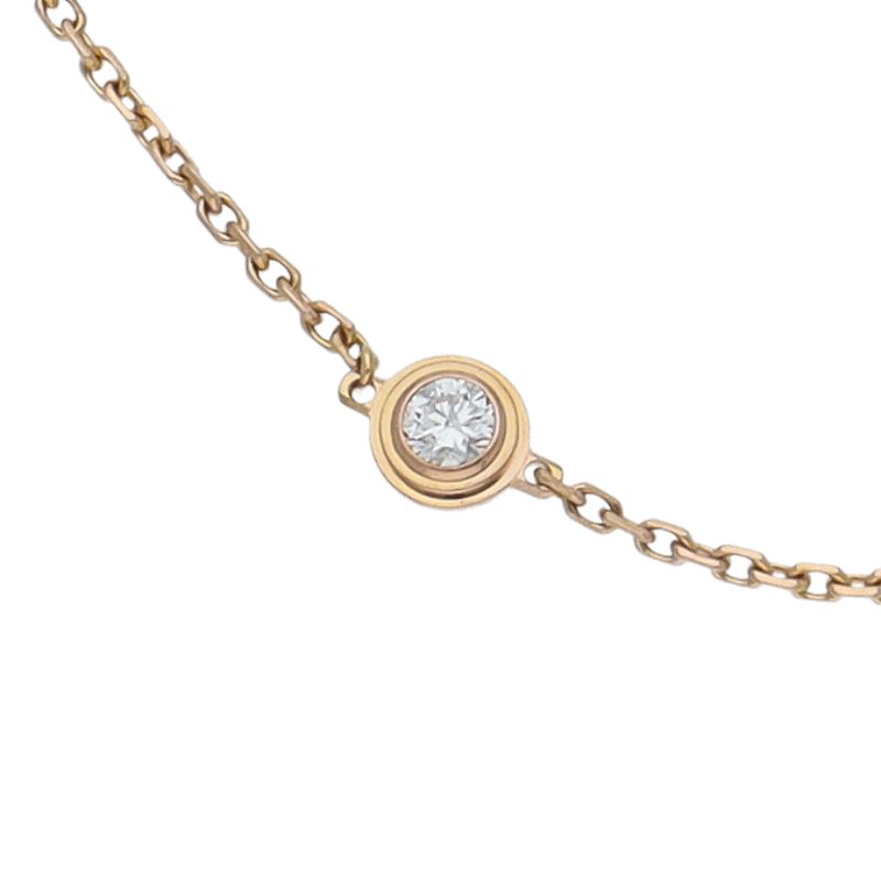 Cartier Damier Bracelet XS 18K Pink Gold