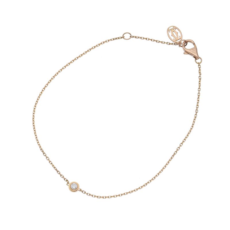 Cartier Damier Bracelet XS 18K Pink Gold