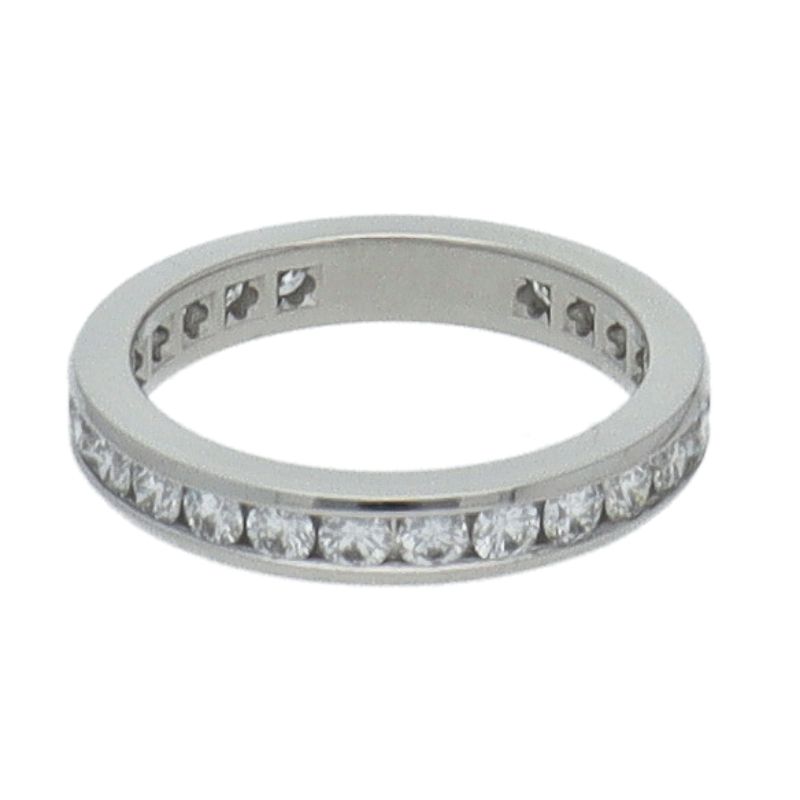 Tiffany & Co Channel Setting Full Eternity Diamond Ring