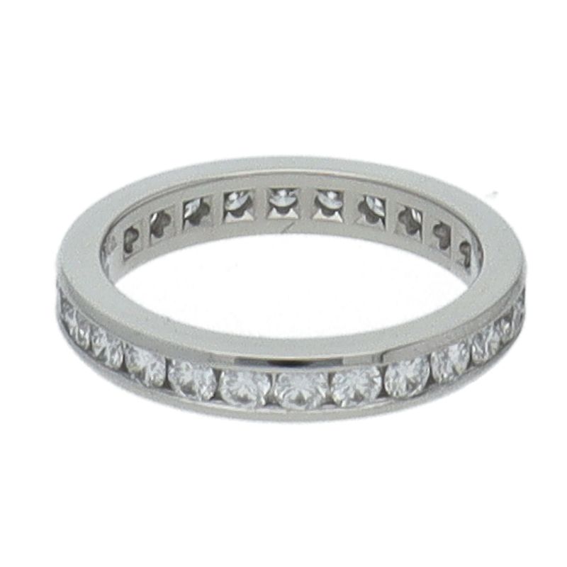 Tiffany & Co Channel Setting Full Eternity Diamond Ring