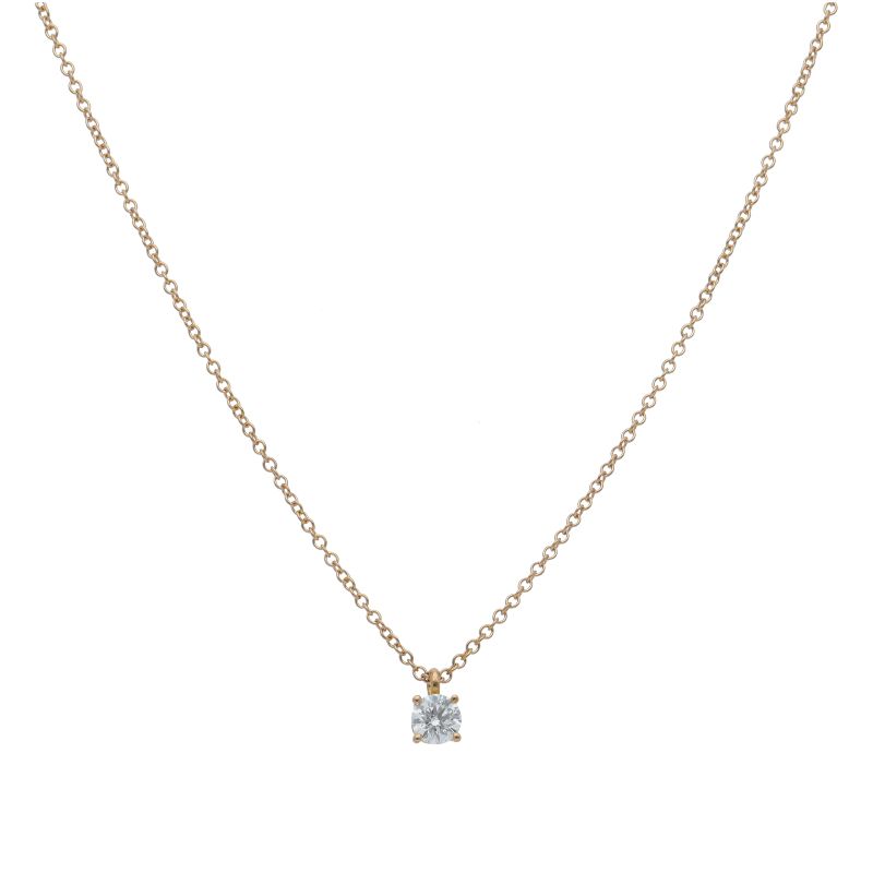 Tiffany & Co Solitaire Diamond Necklace