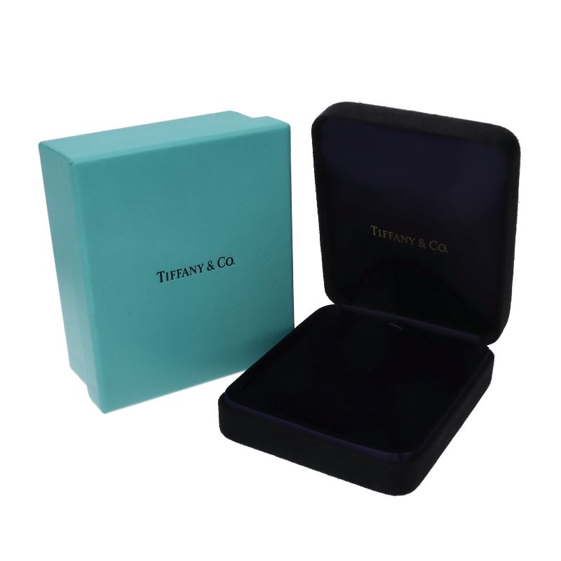 Tiffany & Co Small Cross Diamond Necklace 18K Yellow Gold
