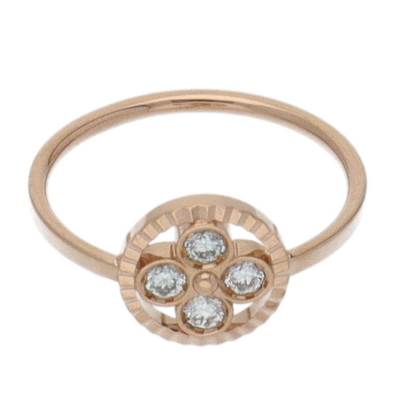 Louis Vuitton Bag Sunblossom BB Diamond Ring 18K Pink Gold