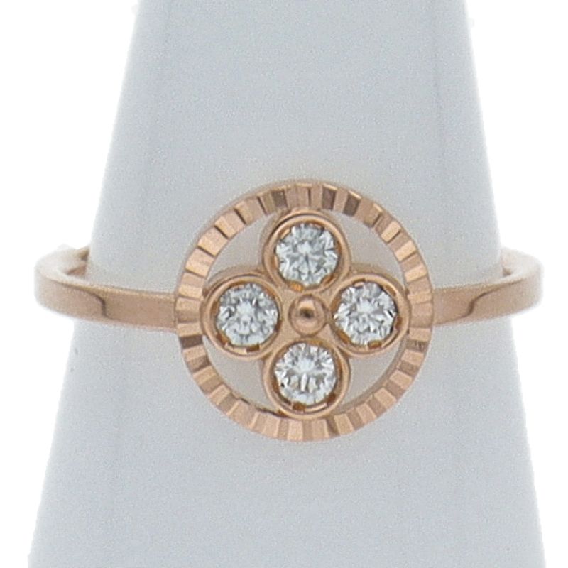 Louis Vuitton Bag Sunblossom BB Diamond Ring 18K Pink Gold