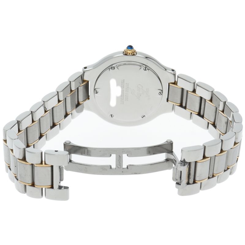 Cartier Must 21 Watch 18K Yellow Gold SS Silver