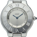 Cartier Must 21 Watch SS Silver Polished