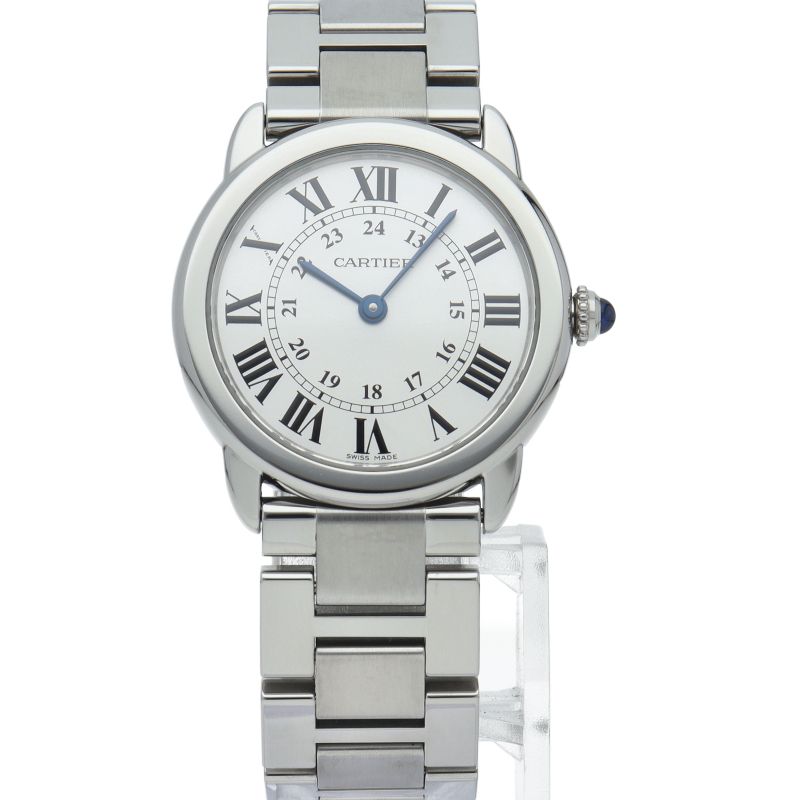 Cartier Ronde Solo SM Watch SS Silver Polished