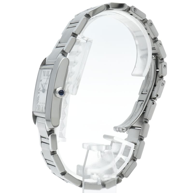 Cartier Tank Francaise LM Watch Auto Depth Box SS