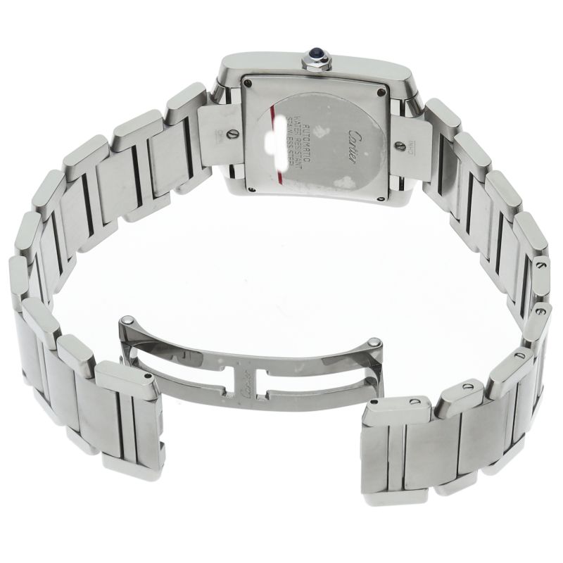 Cartier Tank Francaise LM Watch Auto Depth Box SS