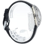 Bvlgari Astra le Cerchi Watch Diamond Bezel 18K White Gold Leather
