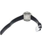 Bvlgari Astra le Cerchi Watch Diamond Bezel 18K White Gold Leather
