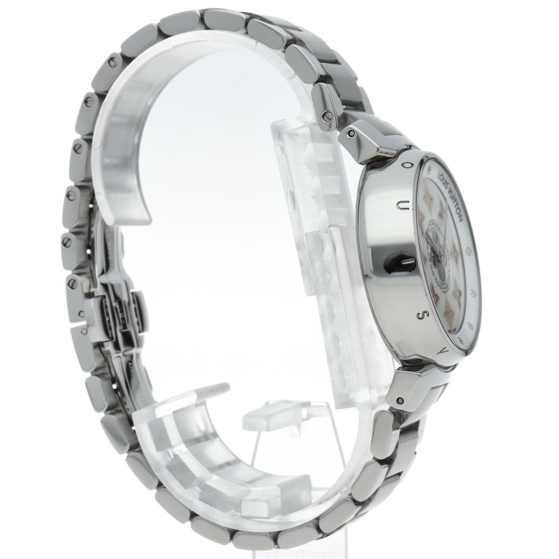 Louis Vuitton Tambour Watch Diamond Circle Shell 1