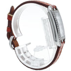 Hermes Nantucket Watch Diamond Bezel Shell Box SS