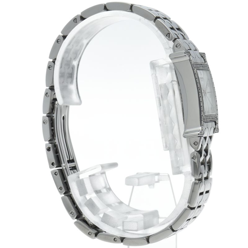 Hermes Watch Mini Diamond Bezel Shell Box SS