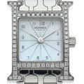 Hermes Watch Mini Diamond Bezel Shell Box SS