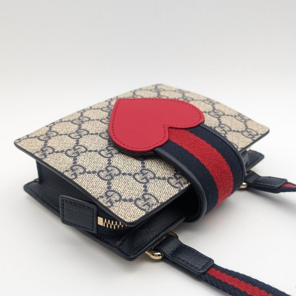 Gucci Children's GG Supreme Sherry Line Shoulder Bag — view 4