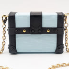 Louis Vuitton Portefeuille Trunk Epi Blue Shoulder Bag — view 2