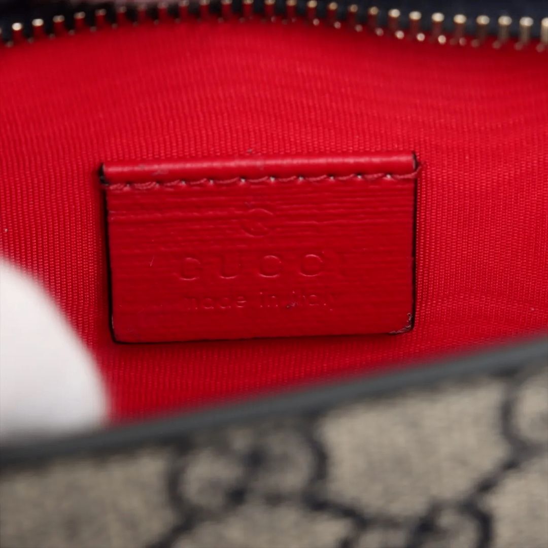 Gucci Children's GG Supreme Sherry Line Shoulder Bag — view 9