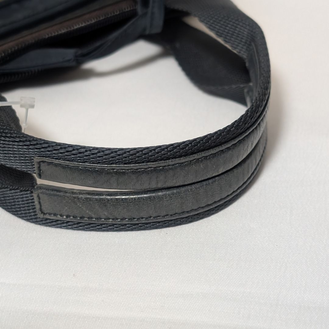 Prada Tessuto Nylon Tote Navy Triangle Logo — view 5