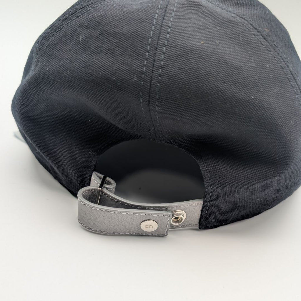 Dior Baseball Cap Black Logo Hat Cotton — view 4