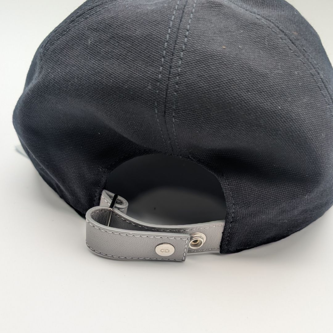 Dior Baseball Cap Black Logo Hat Cotton — view 4