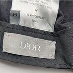 Dior Baseball Cap Black Logo Hat Cotton — view 6