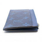 Louis Vuitton Exterior Taigarama Coin Card Holder Cobalt Monogram — view 3
