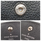 Louis Vuitton Key Case Multicles 4 Mahina Noir Black Key Holder — view 9