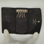 Louis Vuitton Key Case Multicles 4 Mahina Noir Black Key Holder — view 5