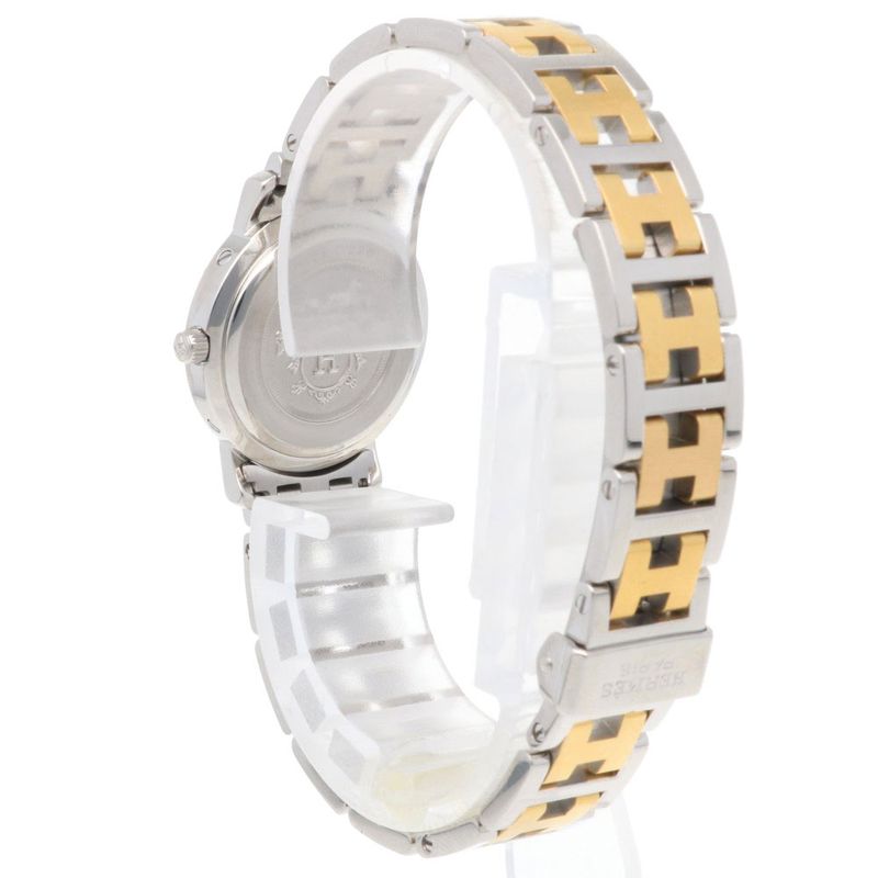 Hermes Clipper Watch Stainless Steel Quartz