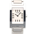 Hermes Tandem Watch Stainless Steel Quartz Silver Tandem