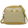 Celine Macadam Shoulder Bag Pochette Beige