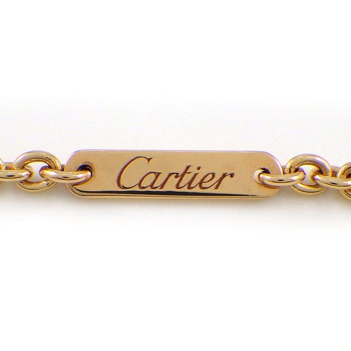 Cartier Necklace Monam le Swing Drop Heart 18K Pink Gold