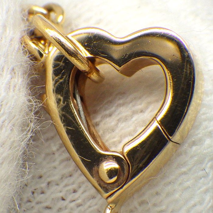 Cartier Necklace Monam le Swing Drop Heart 18K Pink Gold