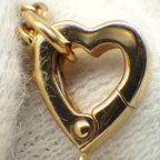 Cartier Necklace Monam le Swing Drop Heart 18K Pink Gold
