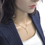 Cartier Necklace Monam le Swing Drop Heart 18K Pink Gold