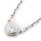 Cartier Necklace Dame le XS Diamant Leger 1 Point Diamond 18K