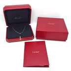 Cartier Necklace Dame le XS Diamant Leger 1 Point Diamond 18K