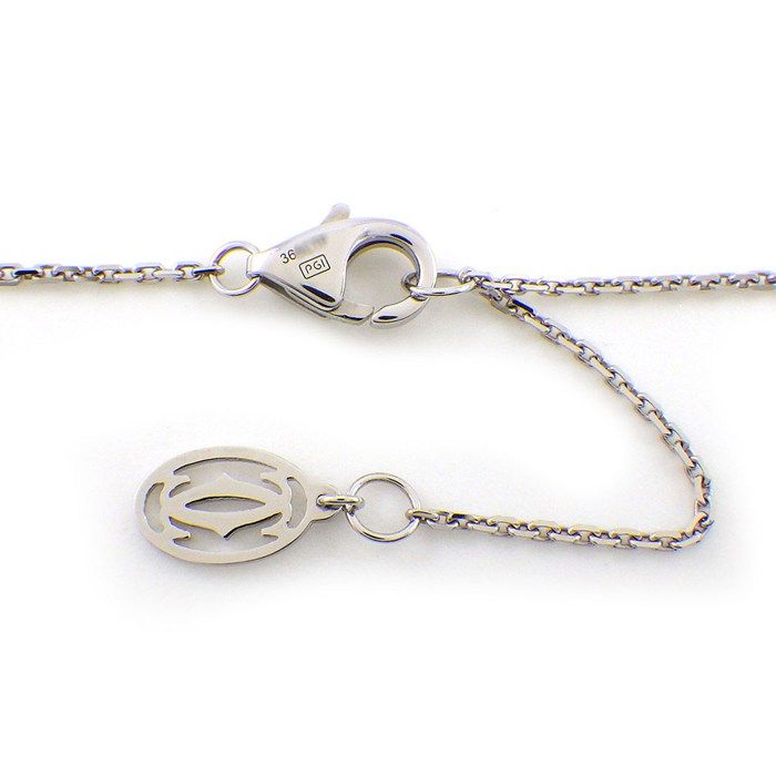 Cartier Necklace Dame le XS Diamant Leger 1 Point Diamond 18K