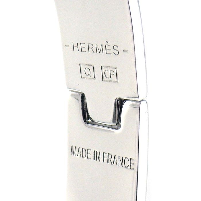 Hermes Bangle Click PM Rose Can Lacquer Metal