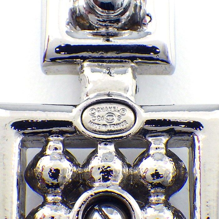Chanel Earrings CC Logo Cruise Collection Square