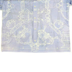 Hermes Long Sleeve Shirt Mors Et Gourmettes 38 Blue Top