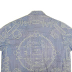 Hermes Long Sleeve Shirt Mors Et Gourmettes 38 Blue Top